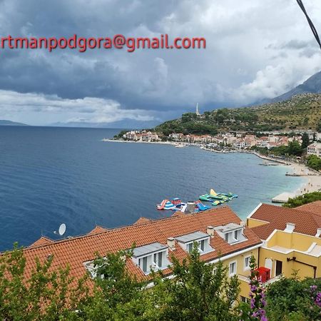 Apartman Lampic With Beautiful Sea View Подгора Екстериор снимка