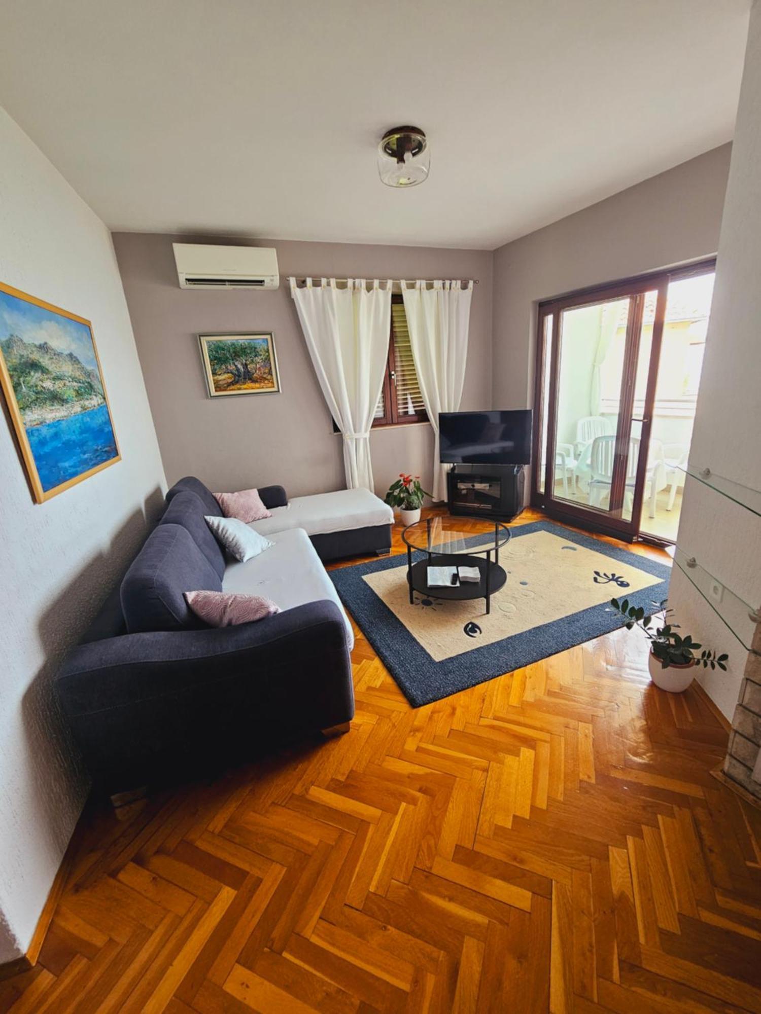 Apartman Lampic With Beautiful Sea View Подгора Екстериор снимка